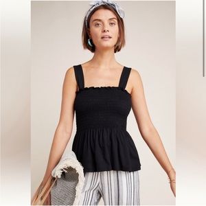 Anthropologie black tank